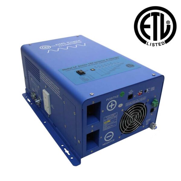 AIMS Power 3000 Watt 120Vac Pure Sine Inverter Charger with 50A Bypass 120Vac & 240Vac - Survival Creation